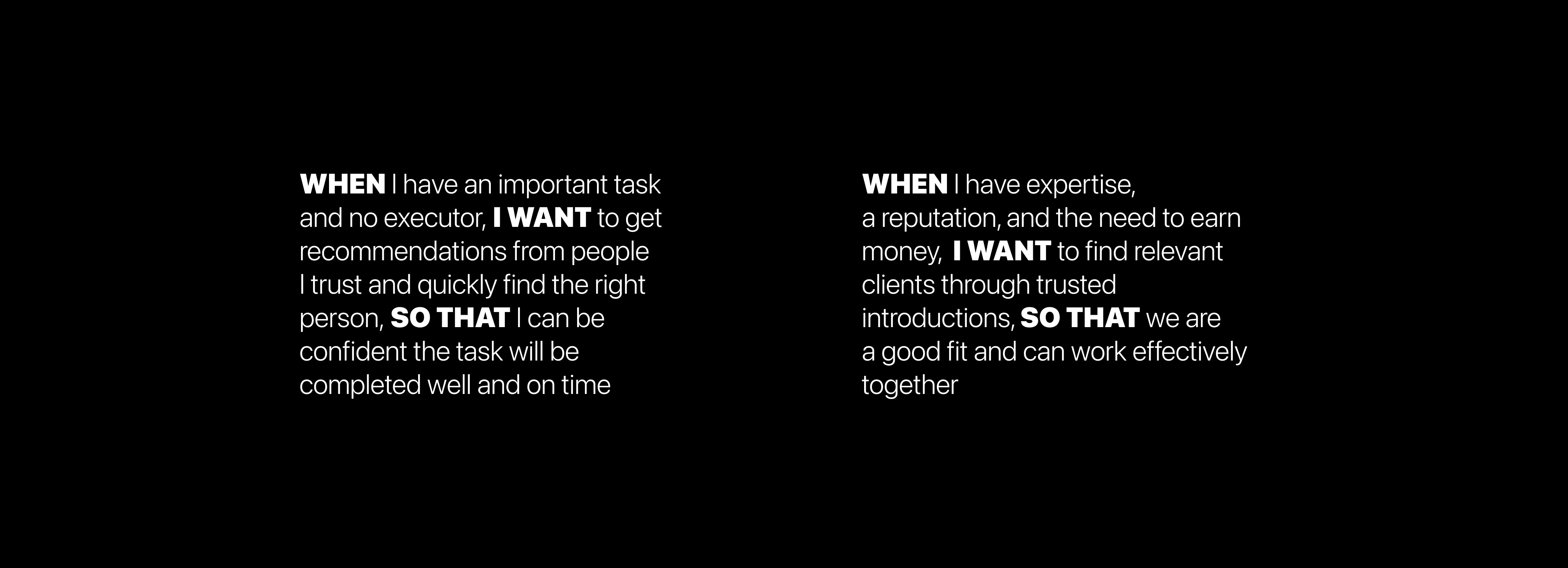 Peerson JTBD model