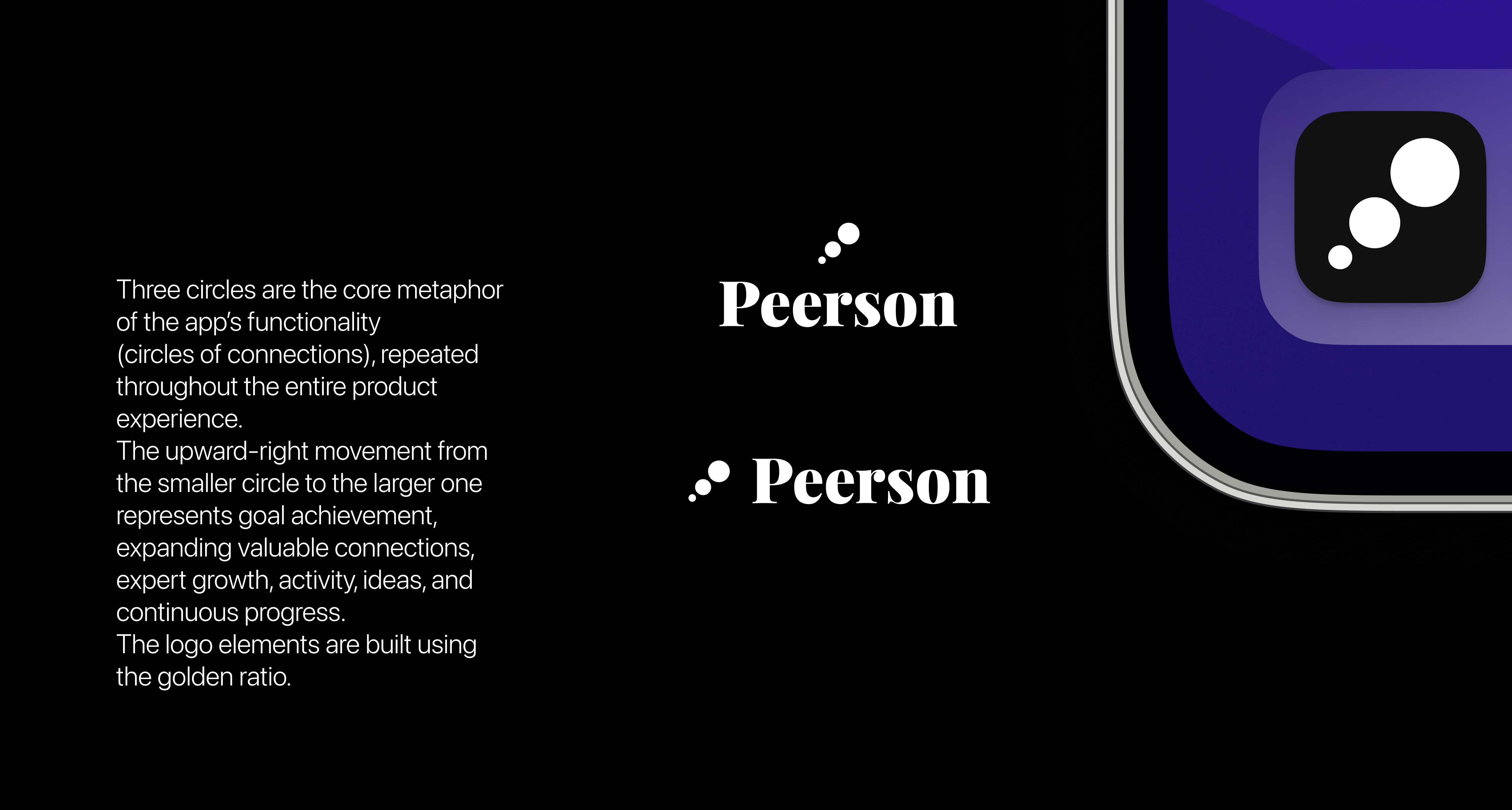 Peerson logo system