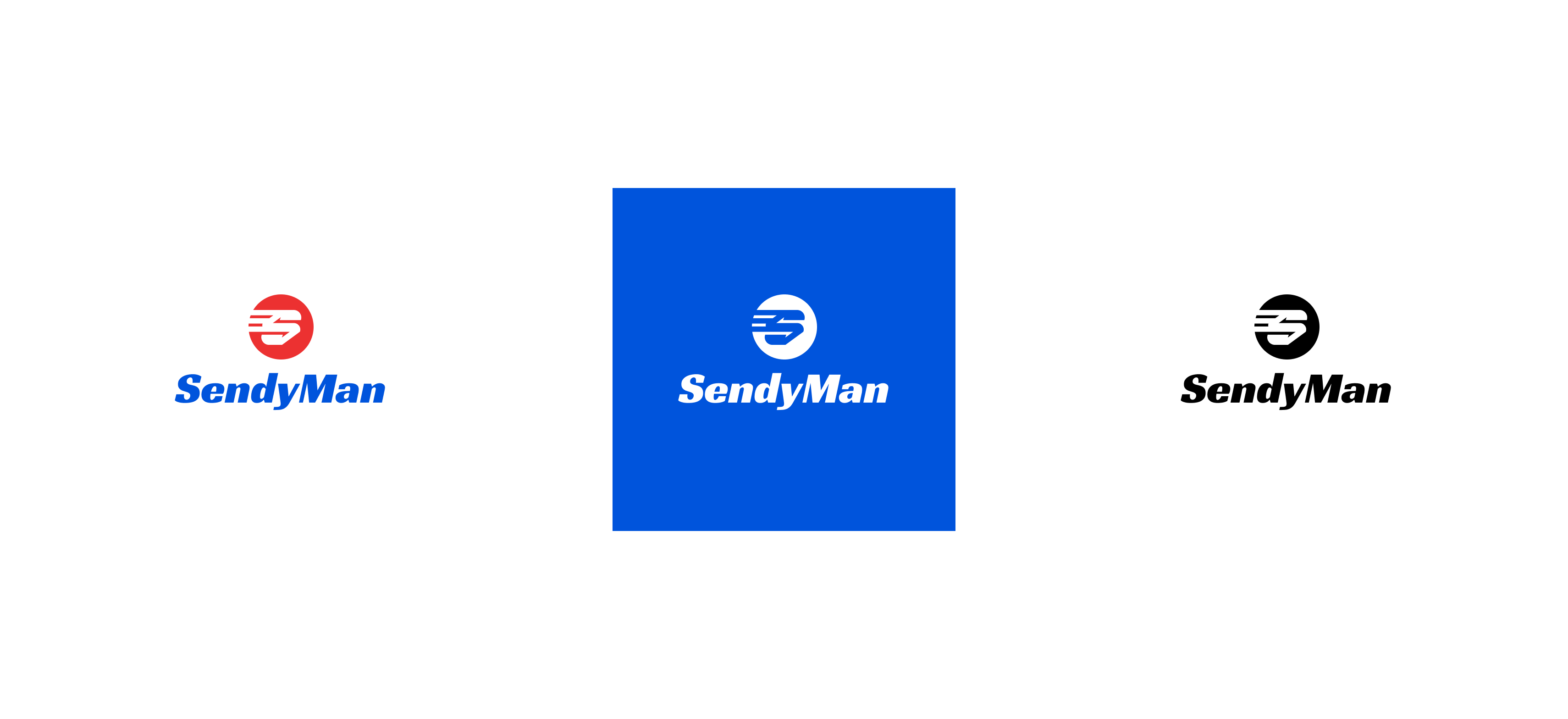 SendyMan logo direction